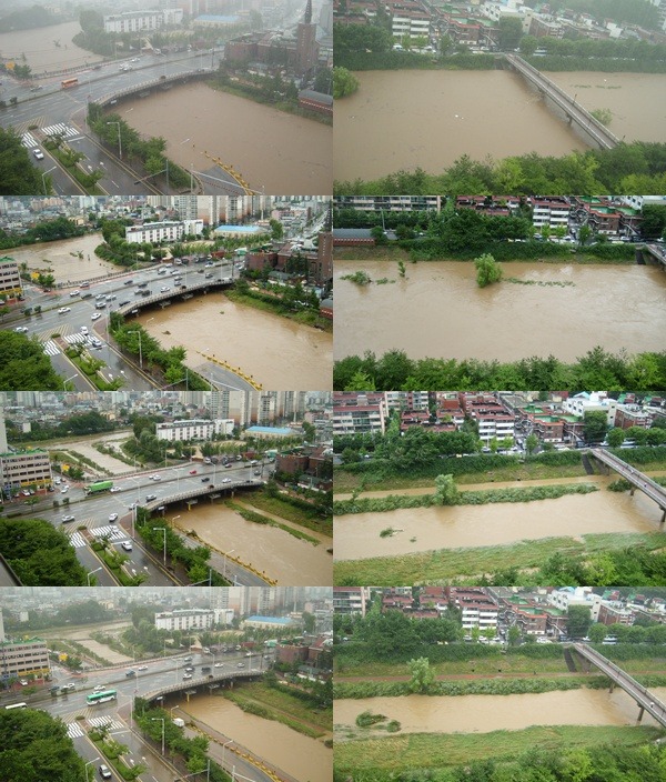 학의천_폭우가 내리던 날