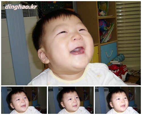 9개월-2일::동현이의 웃음